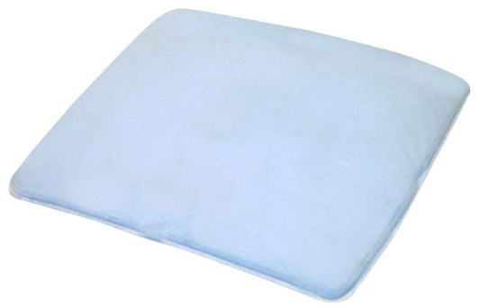 Blue pillow on a white background