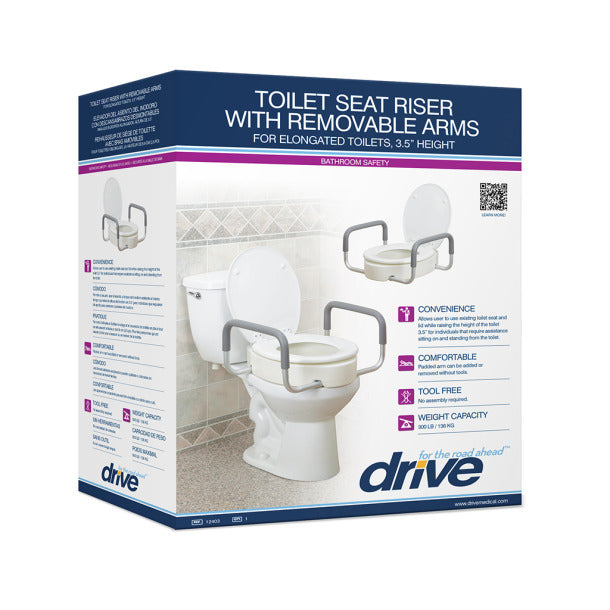 toilet seat riser retail box