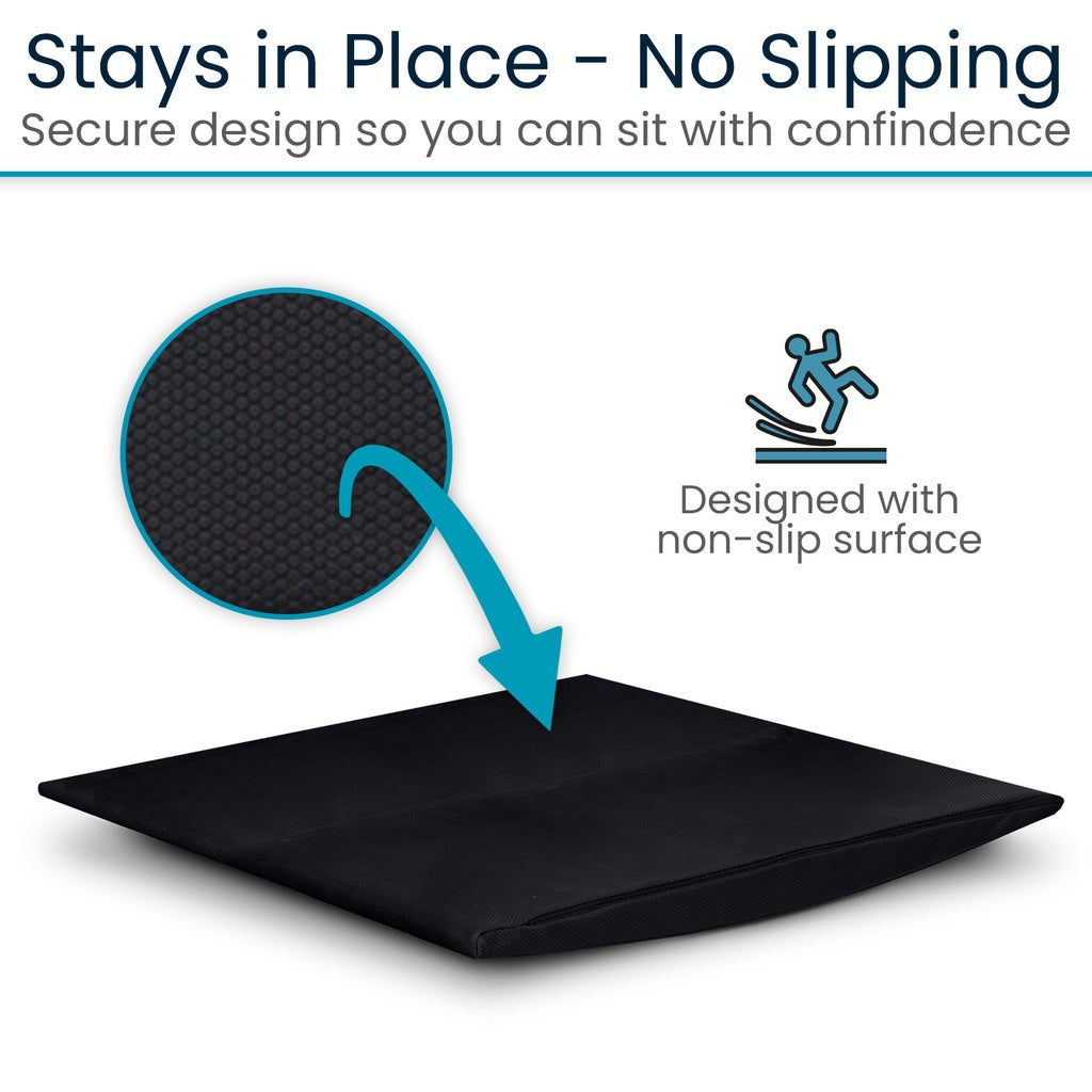 Vive Foldable Solid Seat Insert – Wheelchair Support Cushion