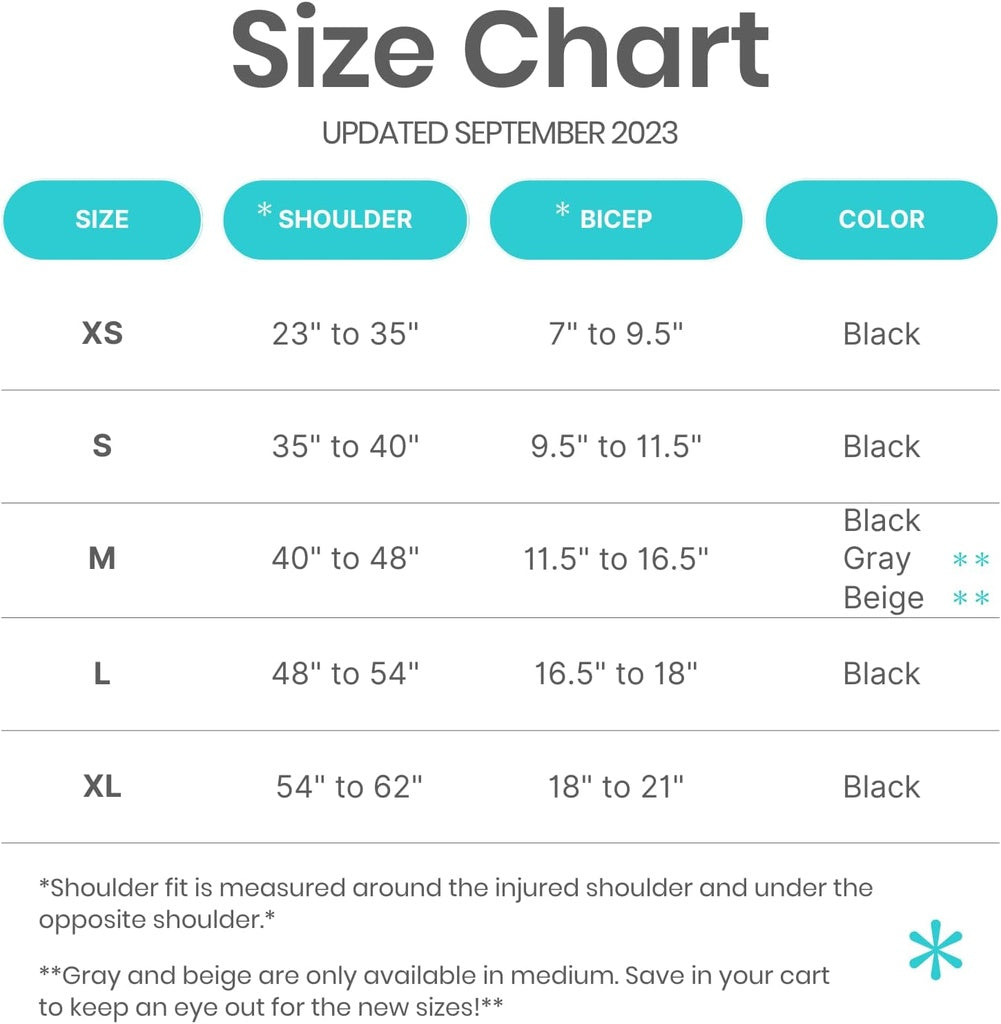 Shoulder Support Brace with Compression Pad - Adjustable for Rotator Cuff