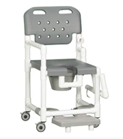 Elite Shower Chair W/Footrest & Drop Arm