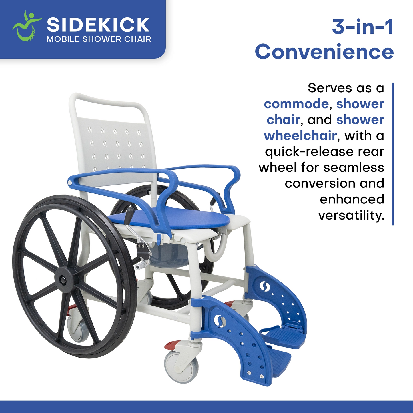 Sidekick Shower Commode Chair