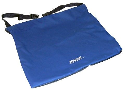 cushion with a strap on a white background