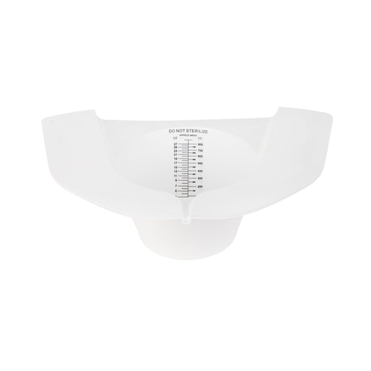 White collar with measurement markings on a white background
