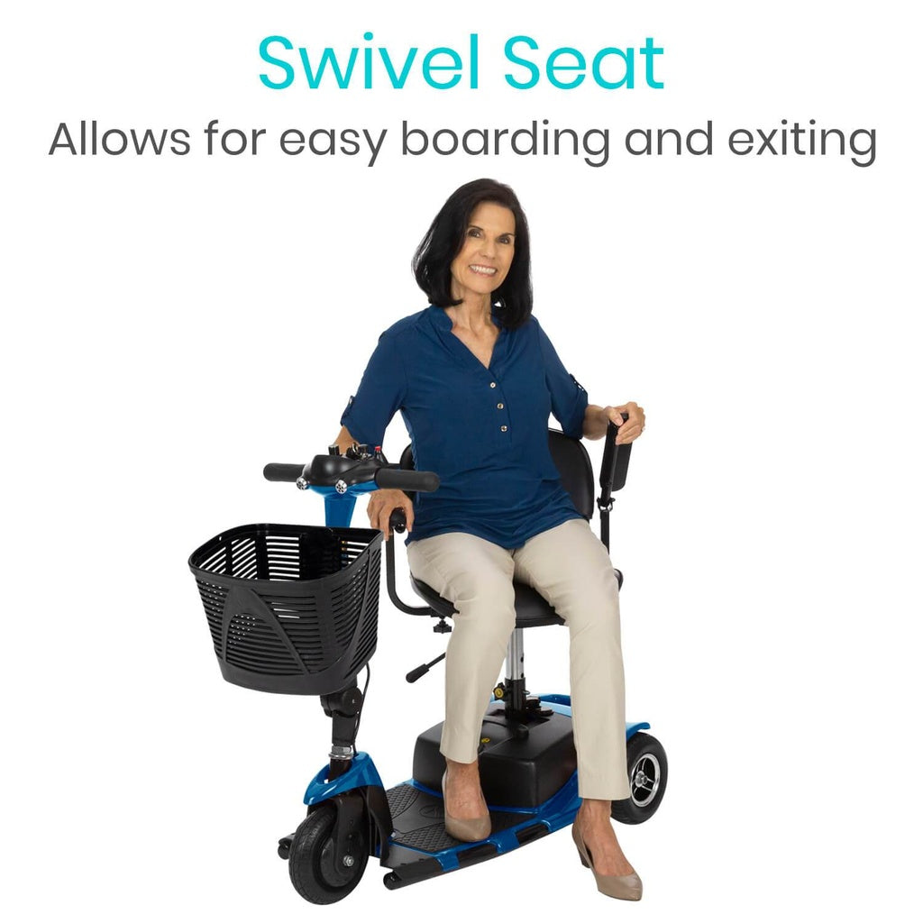 Vive 3 wheel mobilty scooter swivel seat