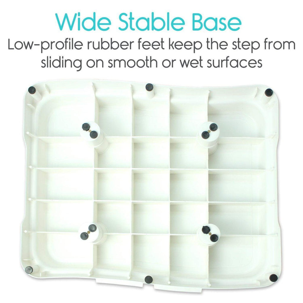 Vive Stackable Slip-Resistant Bath Step