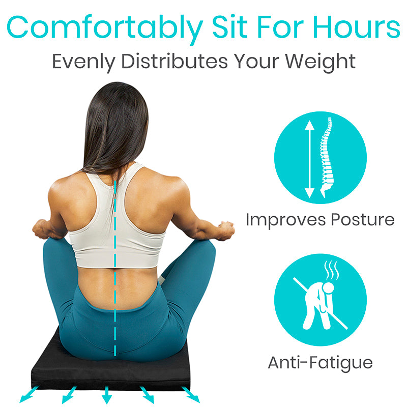 Vive Premium Gel Wheelchair Cushion improves posture