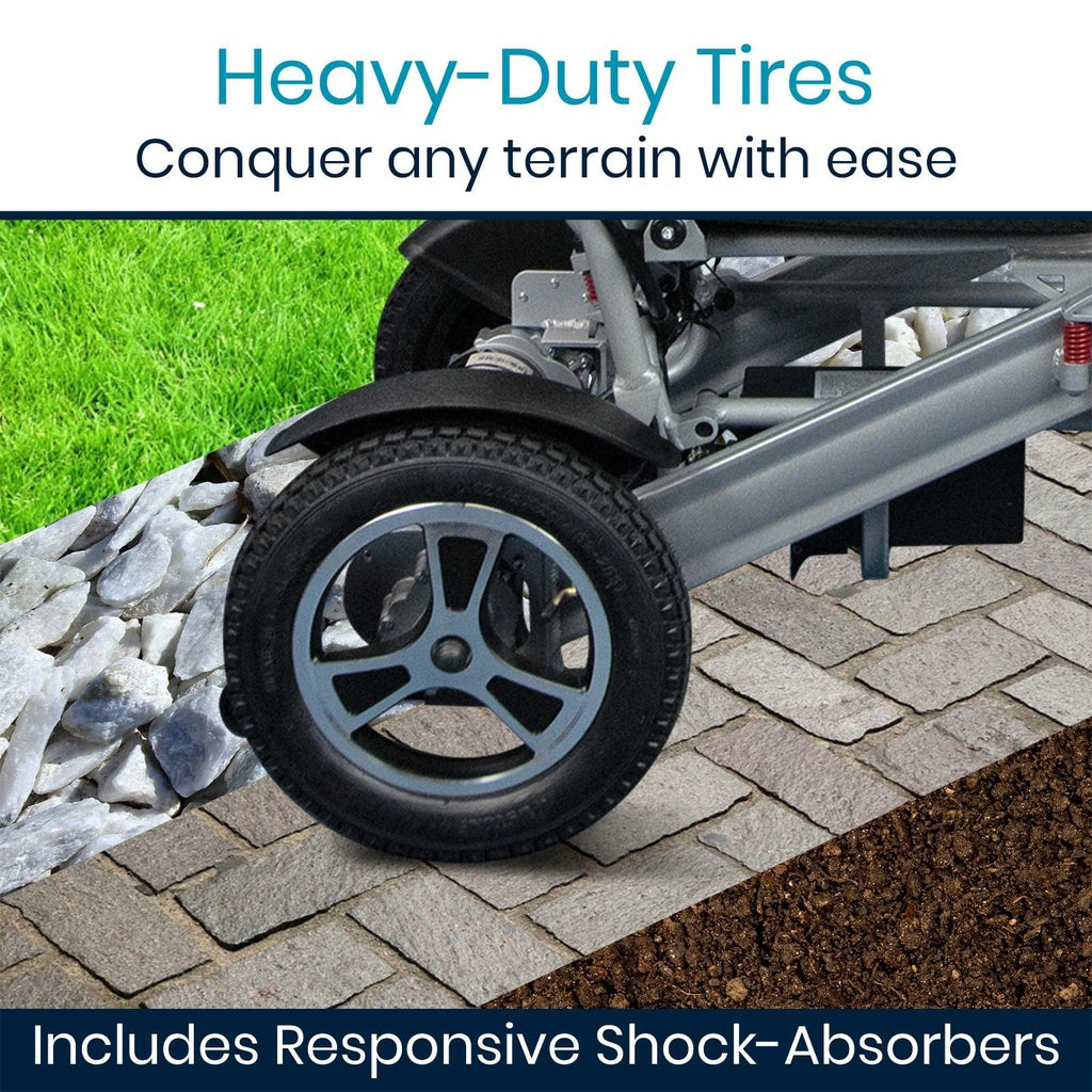 Vive Power Wheelchair heavy duty tires