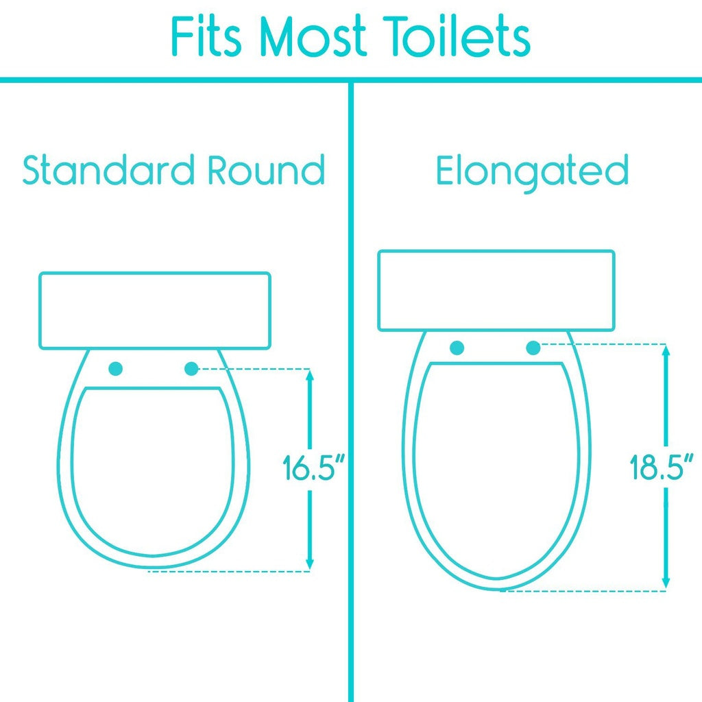 Vive Toilet Seat Riser with Arms