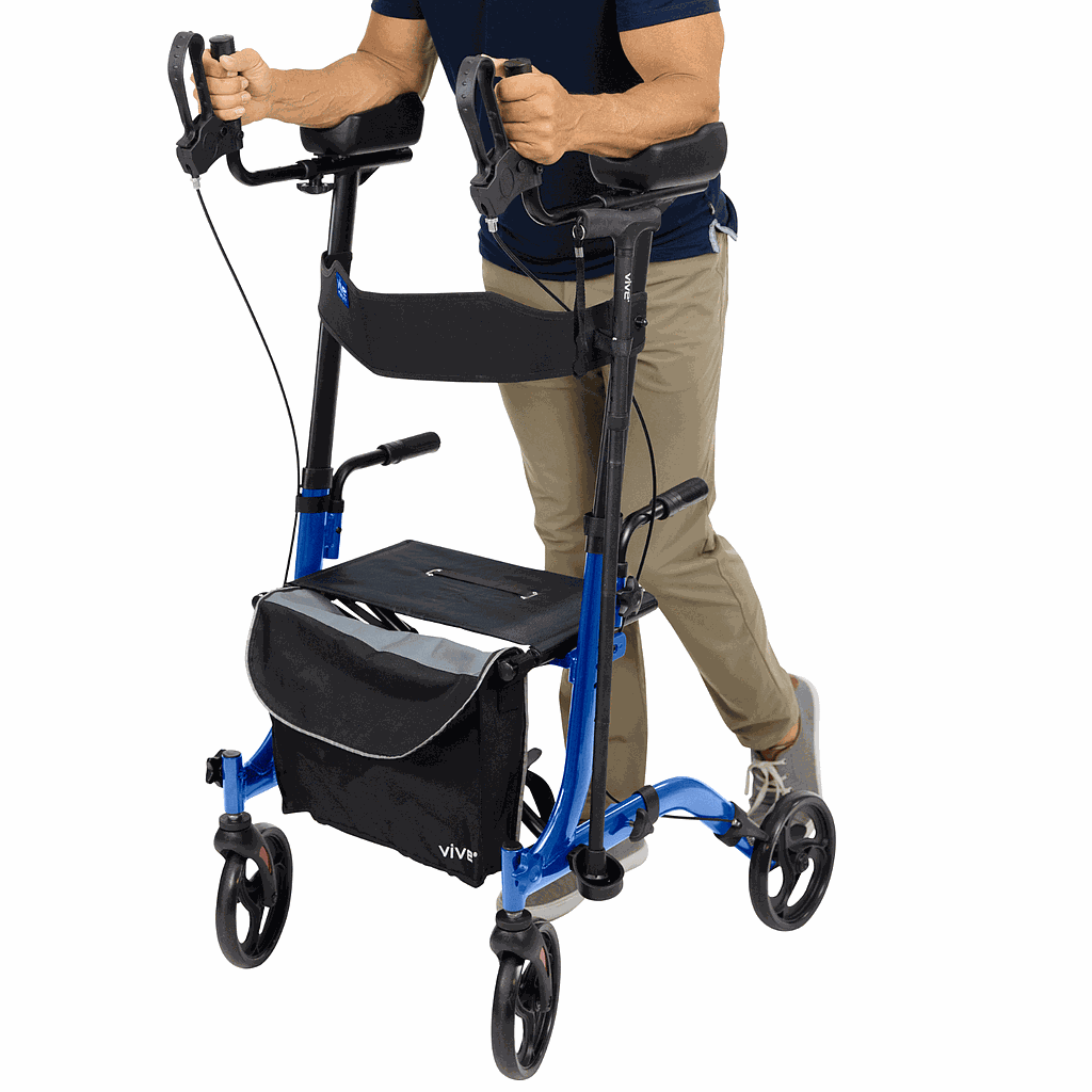 Vive Upright Walker in Blue