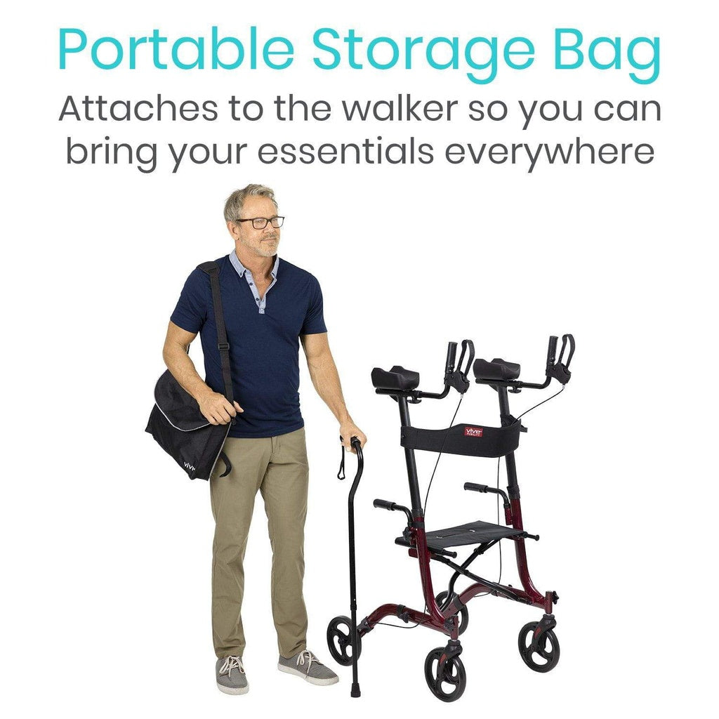 Vive Upright Walker comes with a storage bag