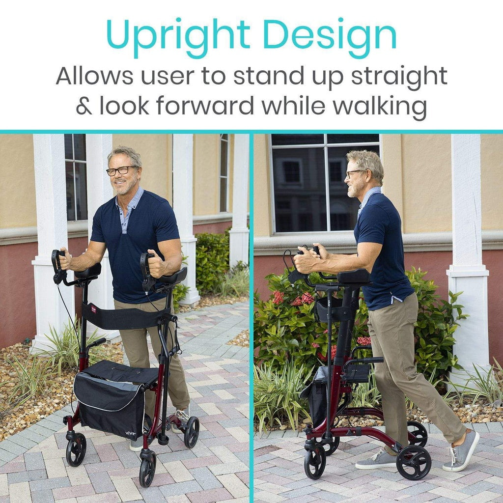 Vive Upright Walker has a well built upright design