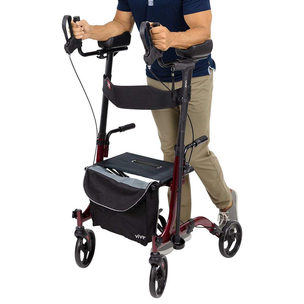 Vive Upright Walker in red