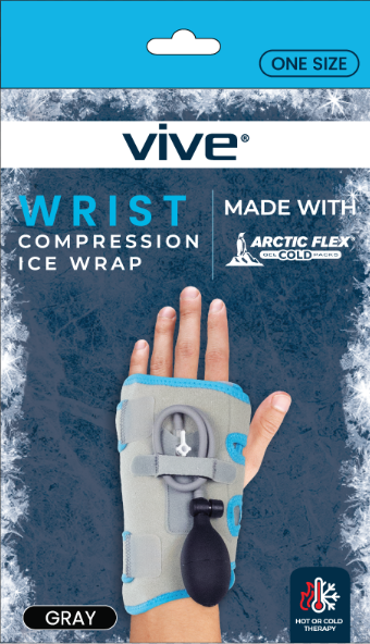 Vive Wrist Compression Ice Wrap