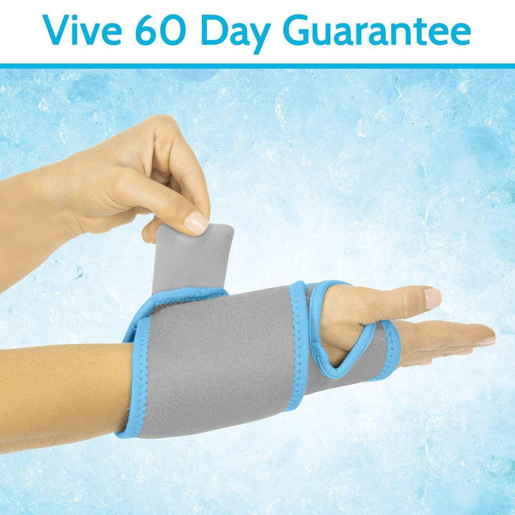 Wrist Ice Wrap with Gel Pack - Hot & Cold Support
