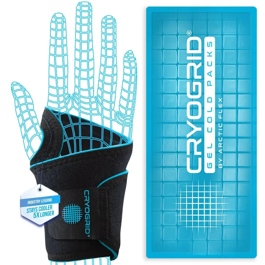 Vive Cryogrid Wrist Ice Wrap – Targeted Cold Therapy for Pain Relief