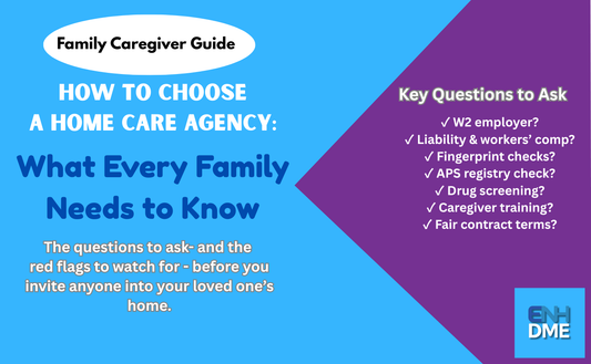 Valerie Shaw's article. on how to choose a home care agency