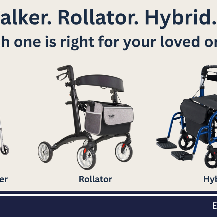 Walker vs. Rollator vs. Hybrid - what is the right choice?