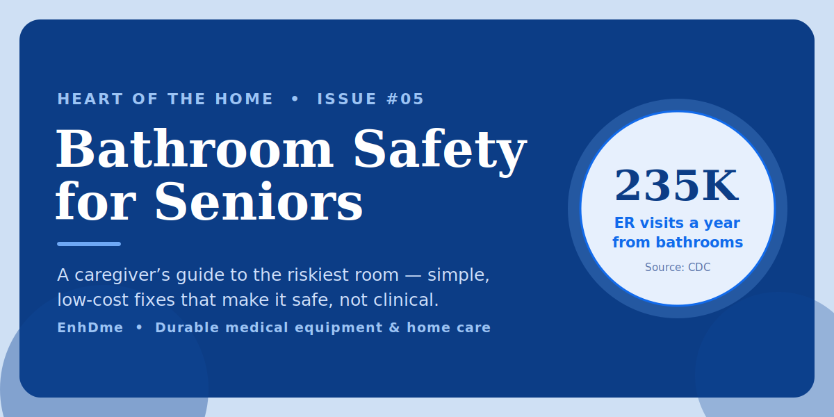 Bathroom safety for seniors