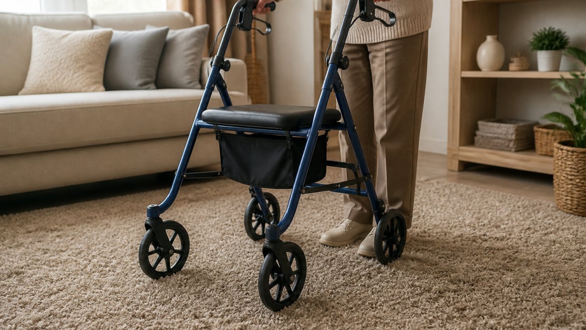 Can You Use a Rollator on Carpet? A Safe Guide