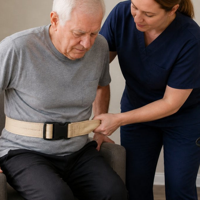 How to Safely Use a Gait Belt for Sit to Stand Transfers