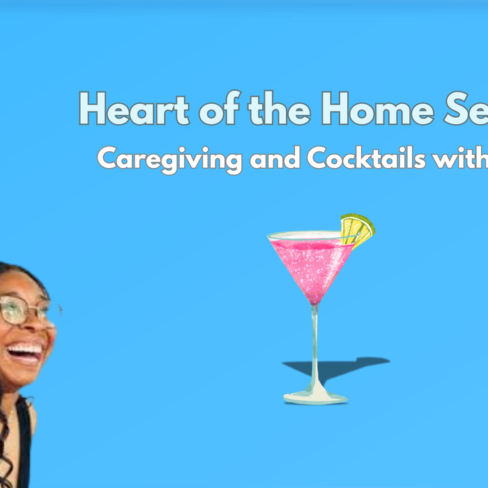 Jules, spouse caregiver and creator of Caregiving and Cocktails