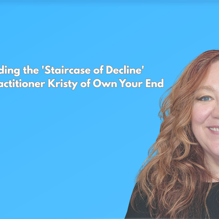 Nurse Practitioner Kristy interview on palliative care vs hospice and managing the staircase pattern of decline in elderly patients for EnhDme