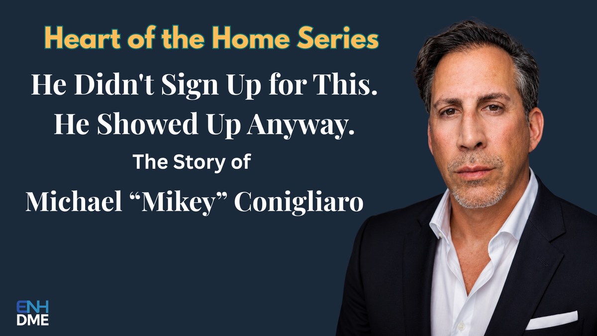 Michael Conigliaro, caring for his 92-year-old mother