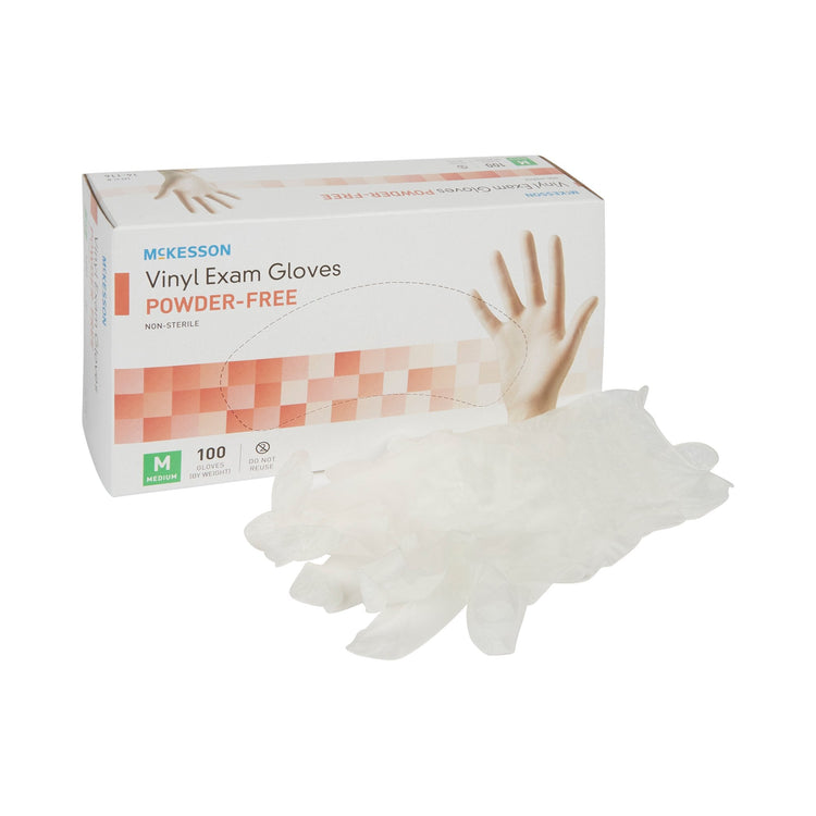 McKesson vinyl exam gloves