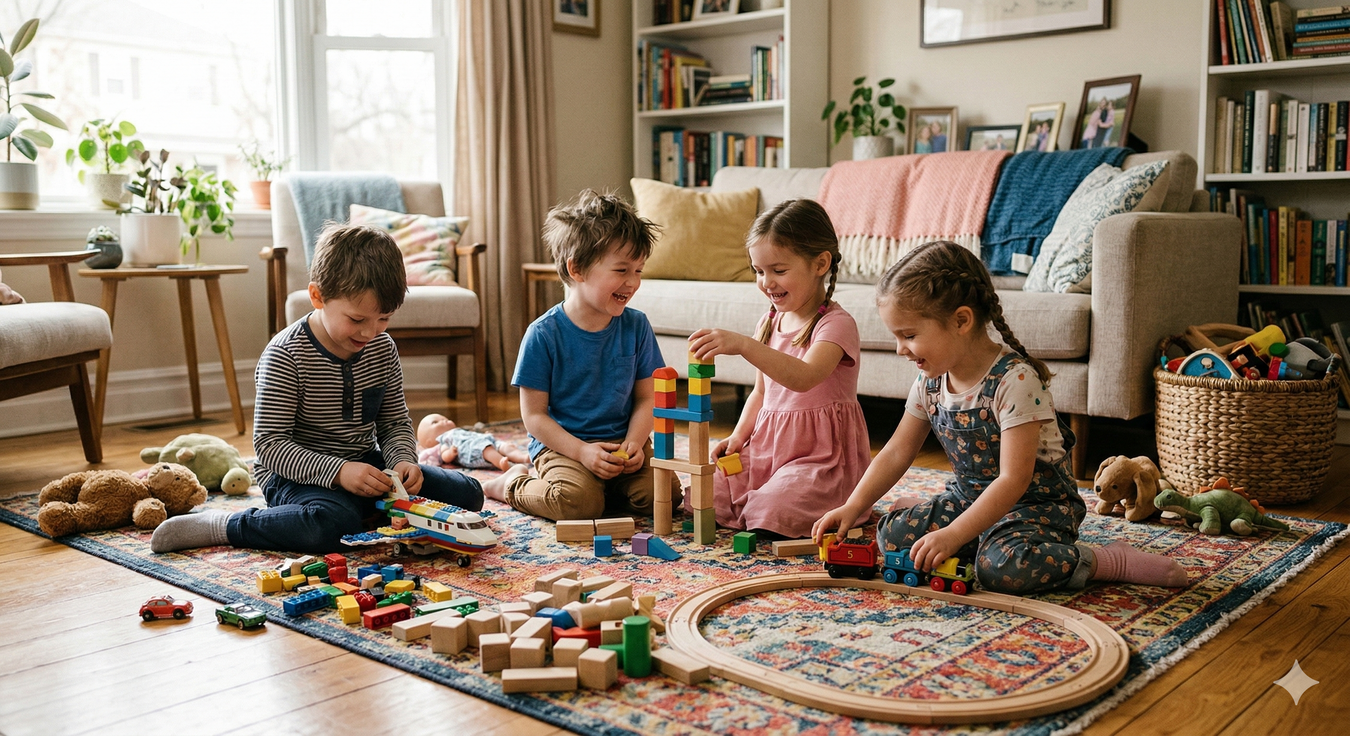 children playing