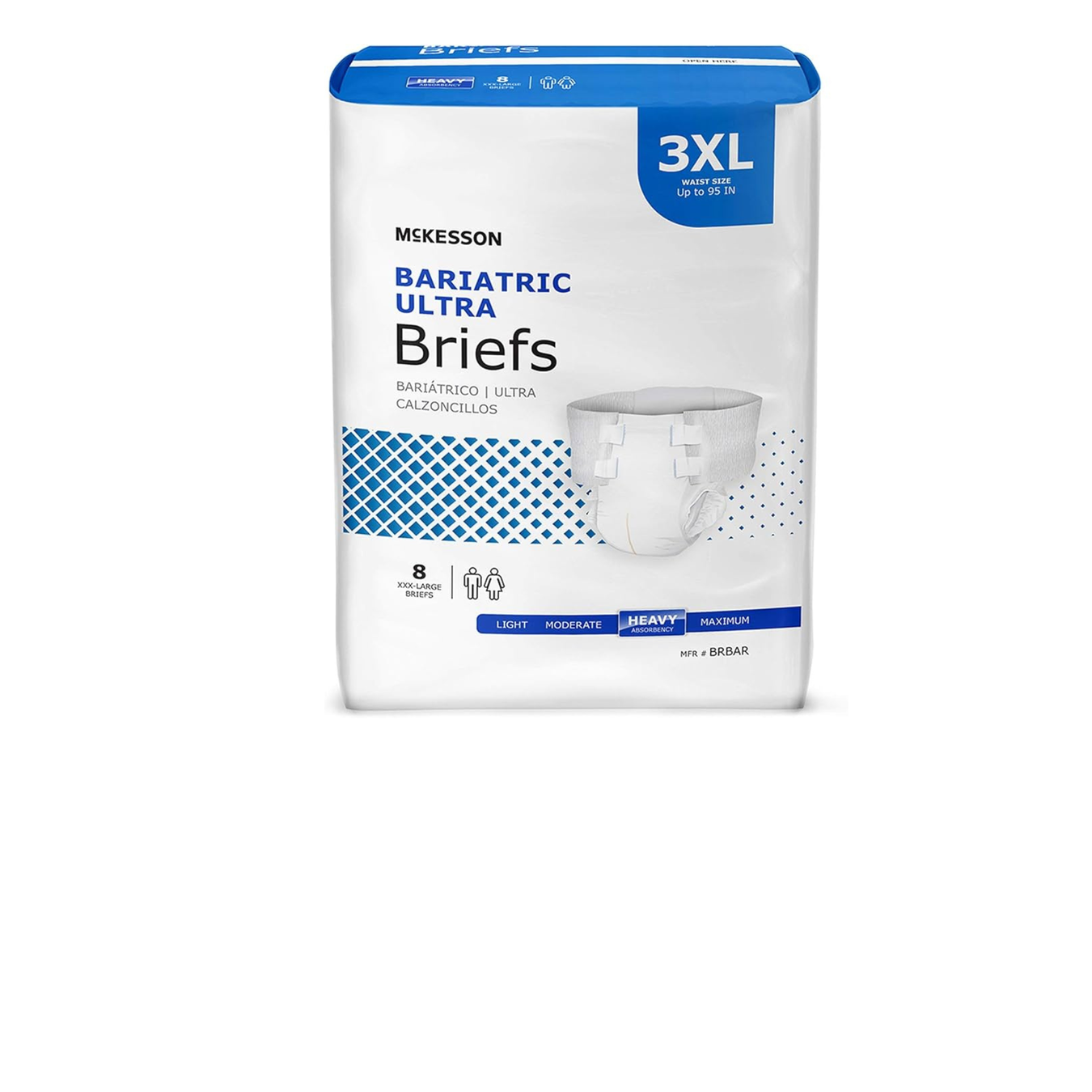 with extended sizing and high absorbency