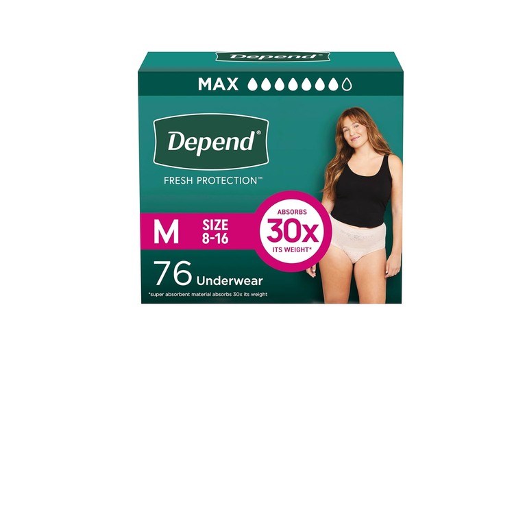 Depend adult incontinence briefs