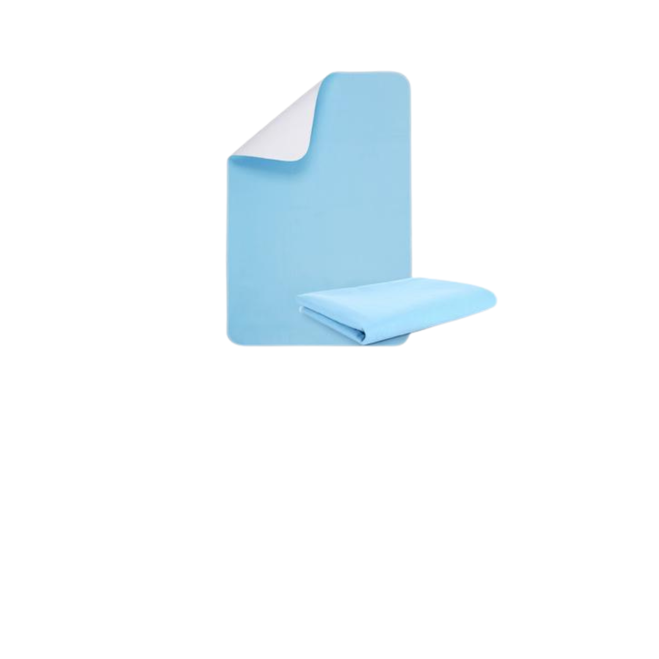 blue bed underpad