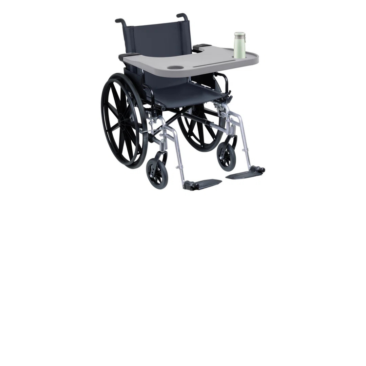 Wheelchair with a Tray