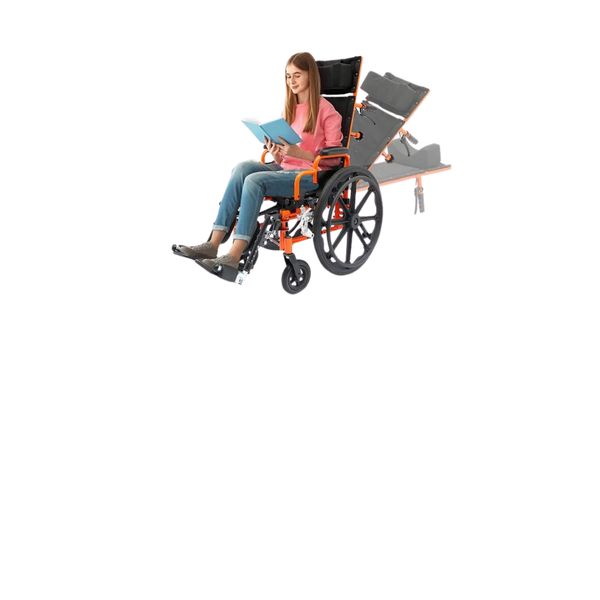 Young Adult in Pediatric Wheelchair