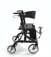 Black rollator on a white background