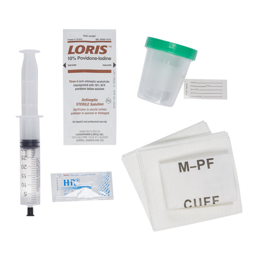 Indwelling Catheter Tray McKesson Foley Without Catheter Without Balloon kit