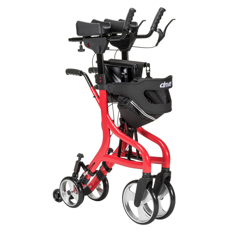 upright rollator by Drive folded