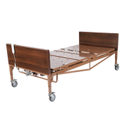 Hospital bed on a white background