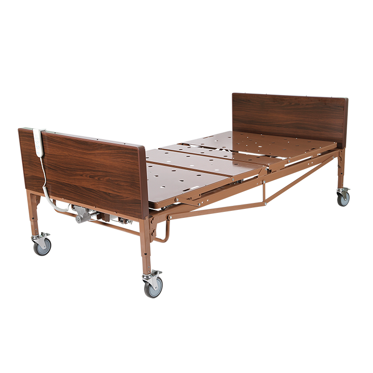 Hospital bed on a white background