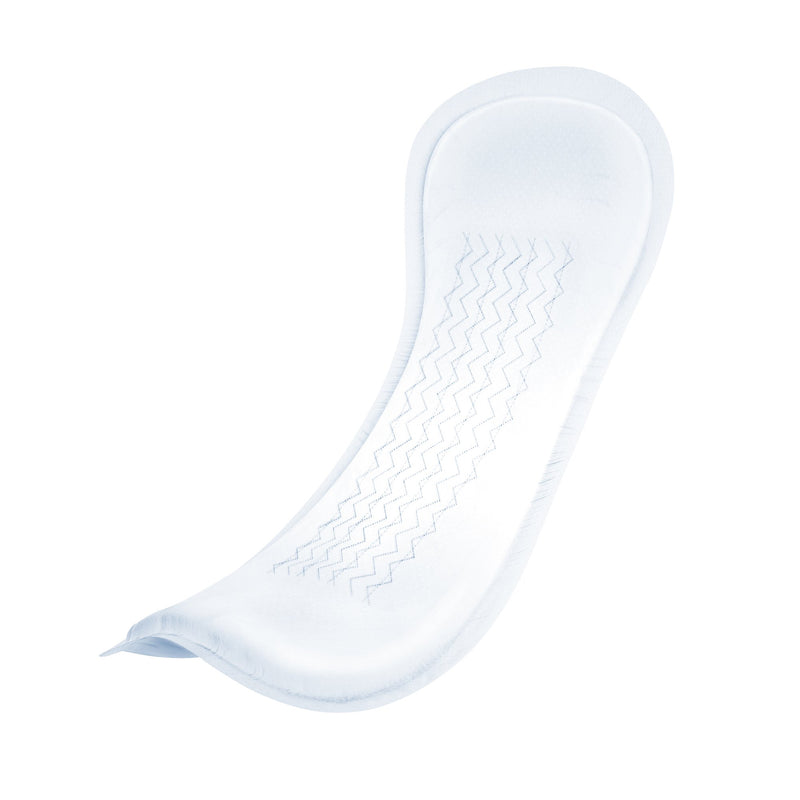 White sanitary pad on a white background