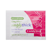Simply Thick instant food thickener packet on a white background