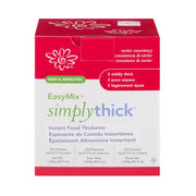 Box of EasyMix Simply Thick instant food thickener on a white background
