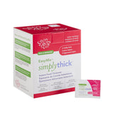 Box and packet of EasyMix simplythick on a white background