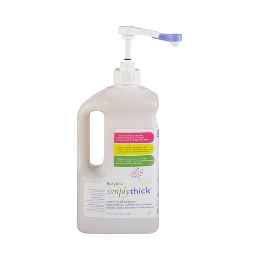 Bottle of EasyMix simply thick on a white background