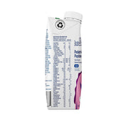 Back view of a Pediatric Peptide supplement packaging with nutritional information on a white background