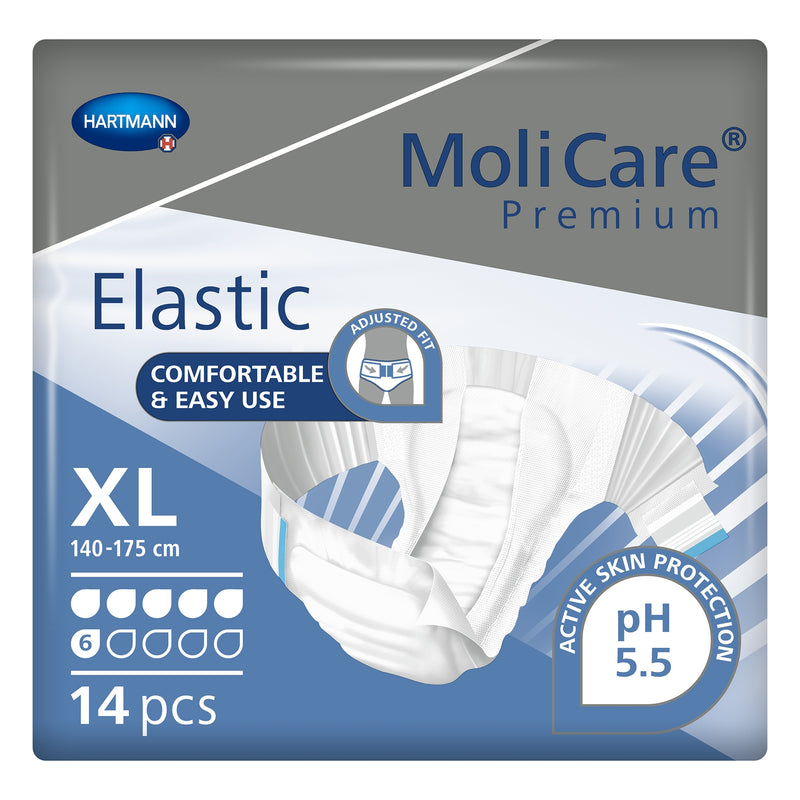 MoliCare Premium Elastic 6D – Unisex Comfort Briefs (X-Large)