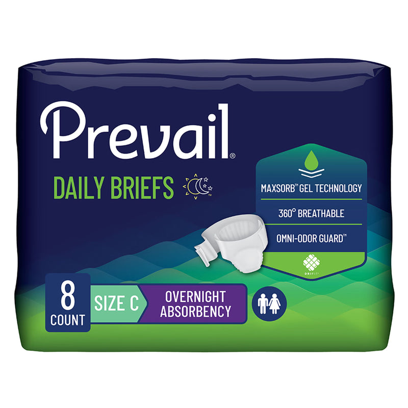 Prevail Bariatric C Briefs, Heavy Absorbency
