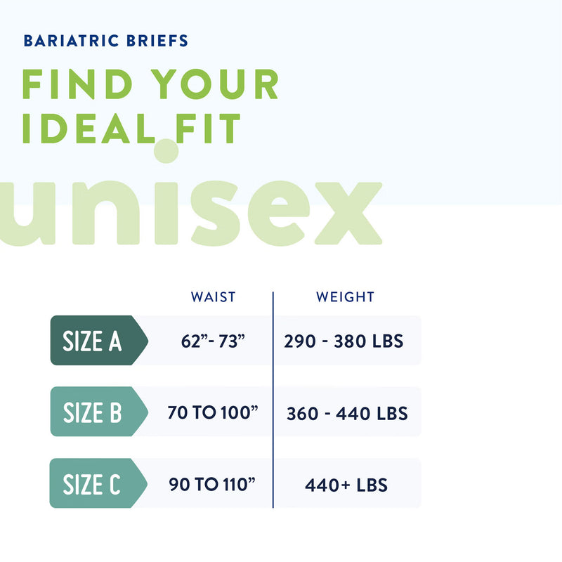 Prevail Bariatric C Briefs, Heavy Absorbency