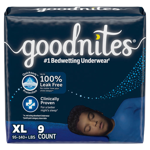 pack of Male Youth Absorbent Underwear GoodNites® Pull On with Tear Away Seams